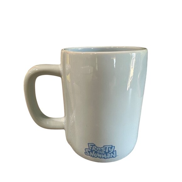 💖Rae Dunn "Jolly Happy Fun" Frosty The Snowman Ceramic Mug Dishwasher Safe - Picture 3 of 5